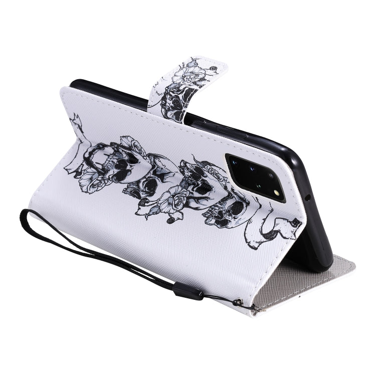 Painting Horizontal Flip Leather Case with Holder & Card Slot & Lanyard, For Galaxy S20+, For Galaxy S20 Ultra