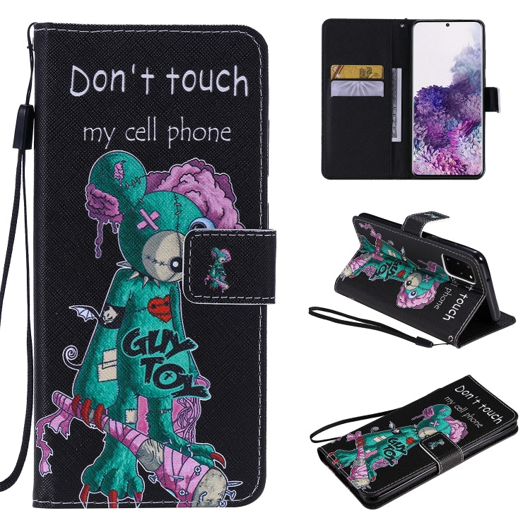 Painting Horizontal Flip Leather Case with Holder & Card Slot & Lanyard, For Galaxy S20+, For Galaxy S20 Ultra