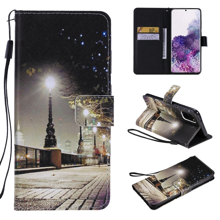 Painting Horizontal Flip Leather Case with Holder & Card Slot & Lanyard, For Galaxy S20+, For Galaxy S20 Ultra