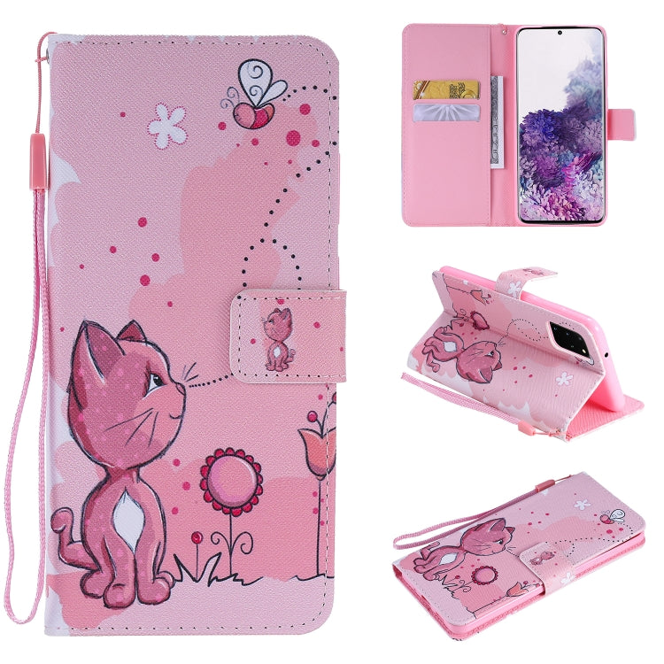 Painting Horizontal Flip Leather Case with Holder & Card Slot & Lanyard, For Galaxy S20+, For Galaxy S20 Ultra