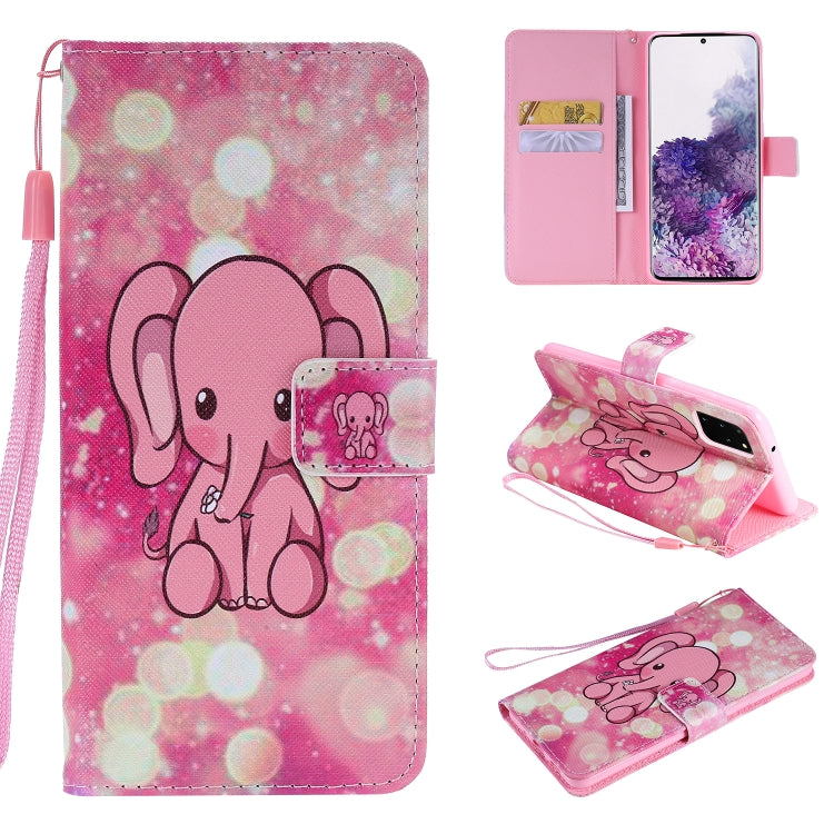Painting Horizontal Flip Leather Case with Holder & Card Slot & Lanyard, For Galaxy S20+, For Galaxy S20 Ultra