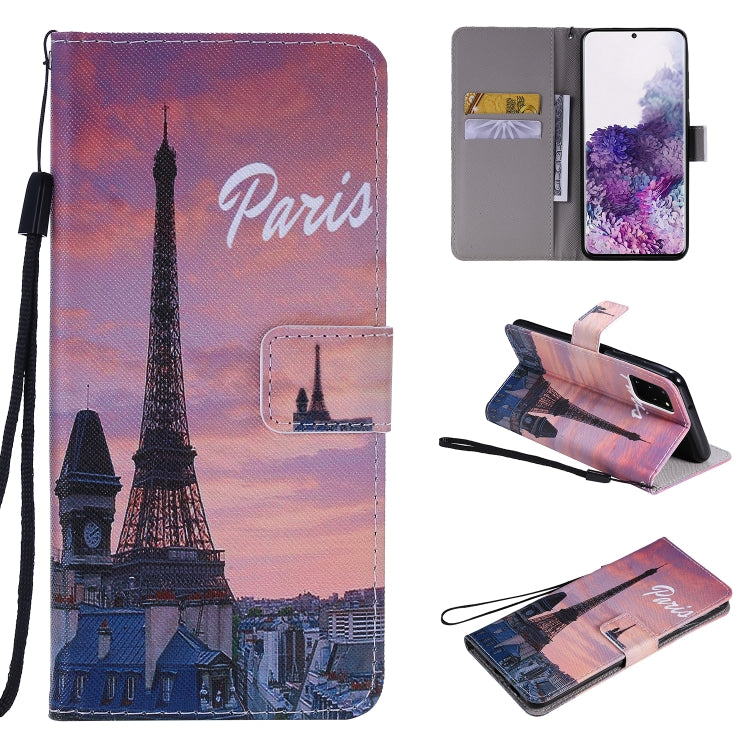 Painting Horizontal Flip Leather Case with Holder & Card Slot & Lanyard, For Galaxy S20+, For Galaxy S20 Ultra