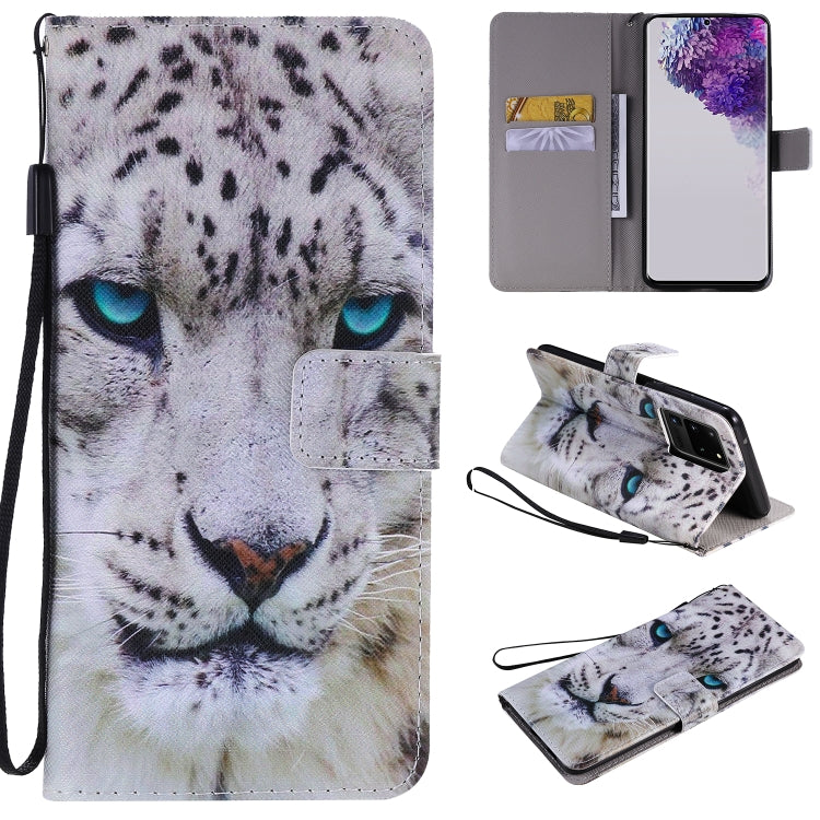 Painting Horizontal Flip Leather Case with Holder & Card Slot & Lanyard, For Galaxy S20+, For Galaxy S20 Ultra