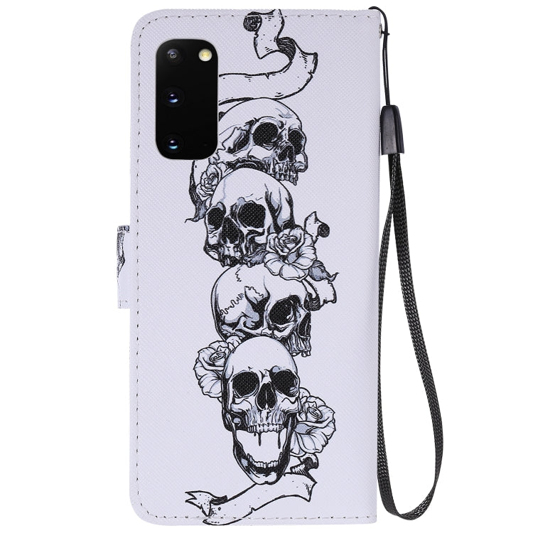 Painting Horizontal Flip Leather Case with Holder & Card Slot & Lanyard, For Galaxy S20, For Sony Xperia 20