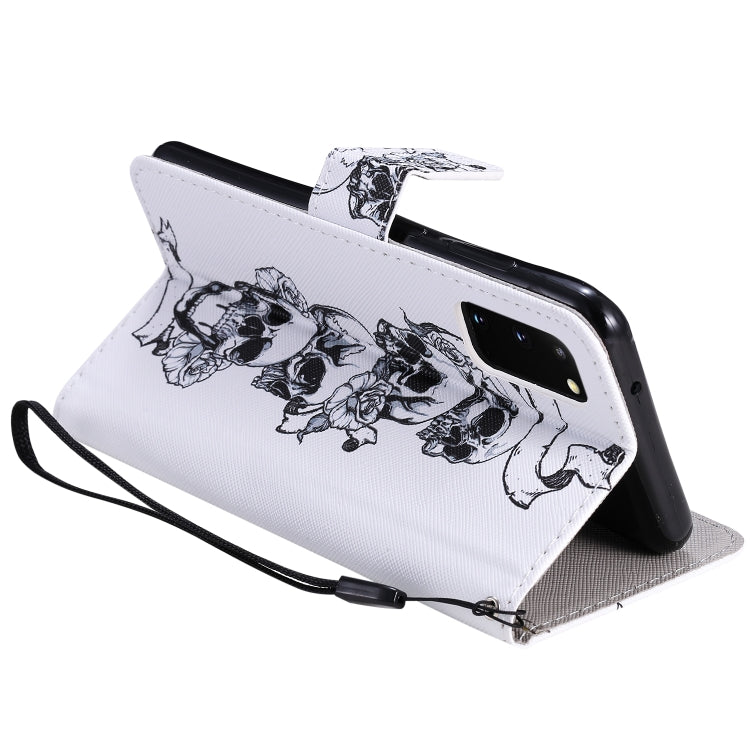 Painting Horizontal Flip Leather Case with Holder & Card Slot & Lanyard, For Galaxy S20, For Sony Xperia 20