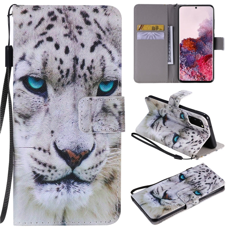 Painting Horizontal Flip Leather Case with Holder & Card Slot & Lanyard, For Galaxy S20, For Sony Xperia 20