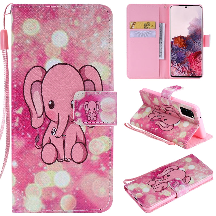 Painting Horizontal Flip Leather Case with Holder & Card Slot & Lanyard, For Galaxy S20, For Sony Xperia 20