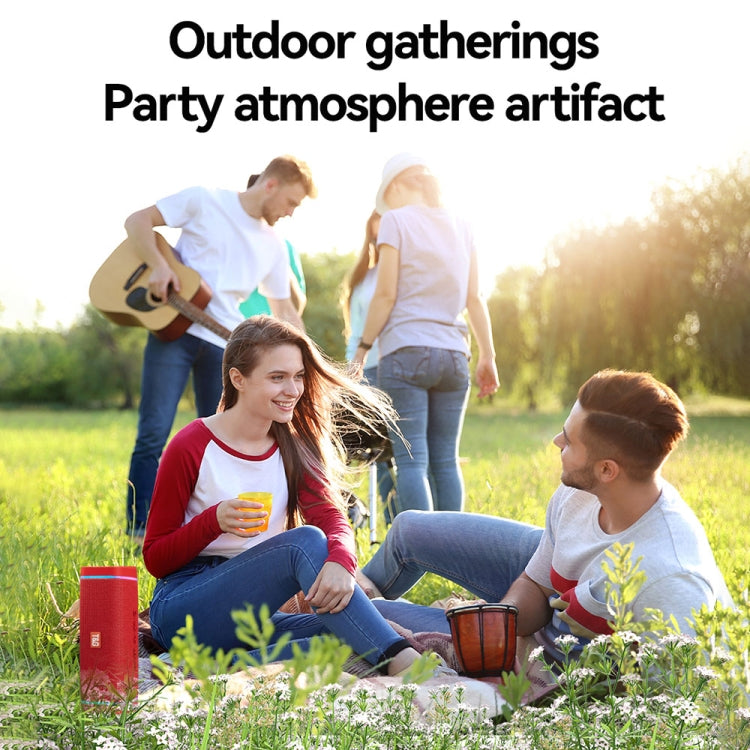T&G TG375 Outdoor Portable LED Light RGB Wireless Bluetooth Speaker Subwoofer, TG375
