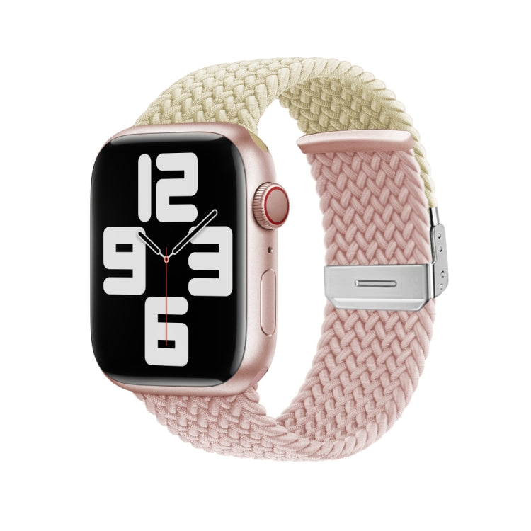 Nylon Braided Stitching Buckle Watch Band, For Apple Watch Series 8&7 41mm, For Apple Watch Series 8&7 45mm