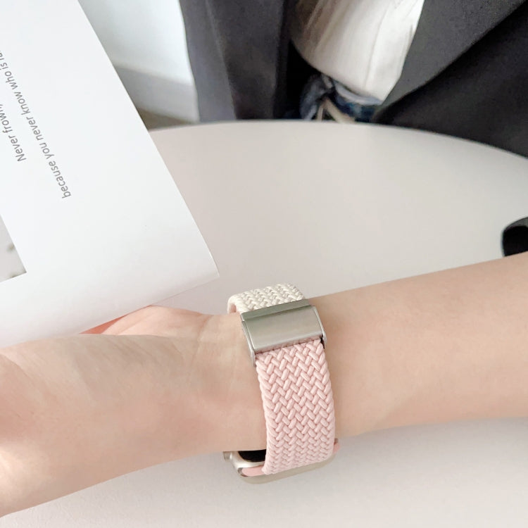 Nylon Braided Stitching Buckle Watch Band, For Apple Watch Series 8&7 41mm, For Apple Watch Series 8&7 45mm