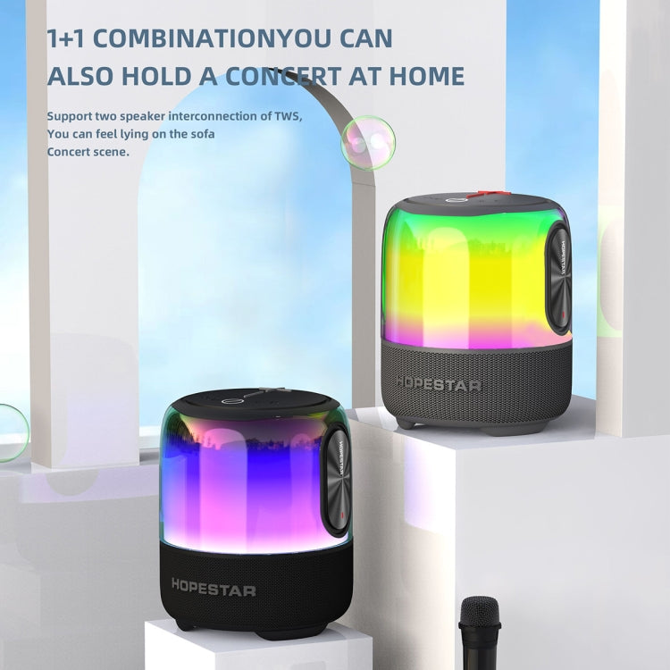 HOPESTAR SC-01 Waterproof LED Light Wireless Bluetooth Speaker, SC-01