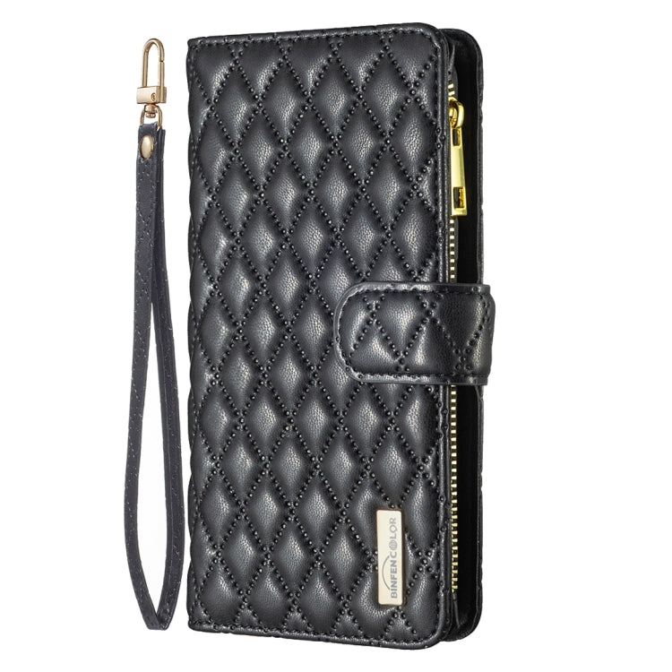 Diamond Lattice Zipper Wallet Leather Flip Phone Case, For Xiaomi Redmi Note 12 4G Global, For Nokia G22, For Samsung Galaxy A24 4G, For Samsung Galaxy M14 5G