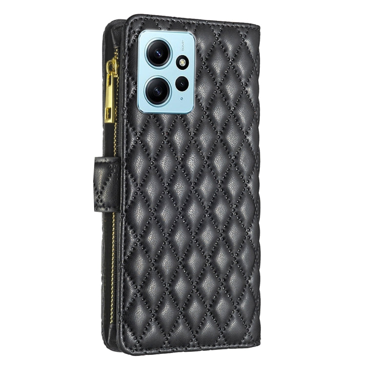 Diamond Lattice Zipper Wallet Leather Flip Phone Case, For Xiaomi Redmi Note 12 4G Global, For Nokia G22, For Samsung Galaxy A24 4G, For Samsung Galaxy M14 5G