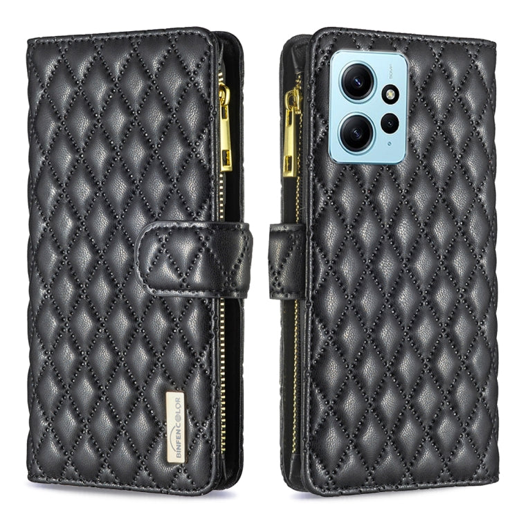 Diamond Lattice Zipper Wallet Leather Flip Phone Case, For Xiaomi Redmi Note 12 4G Global, For Nokia G22, For Samsung Galaxy A24 4G, For Samsung Galaxy M14 5G
