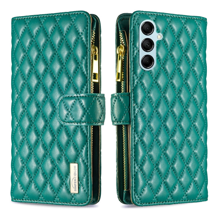 Diamond Lattice Zipper Wallet Leather Flip Phone Case, For Xiaomi Redmi Note 12 4G Global, For Nokia G22, For Samsung Galaxy A24 4G, For Samsung Galaxy M14 5G