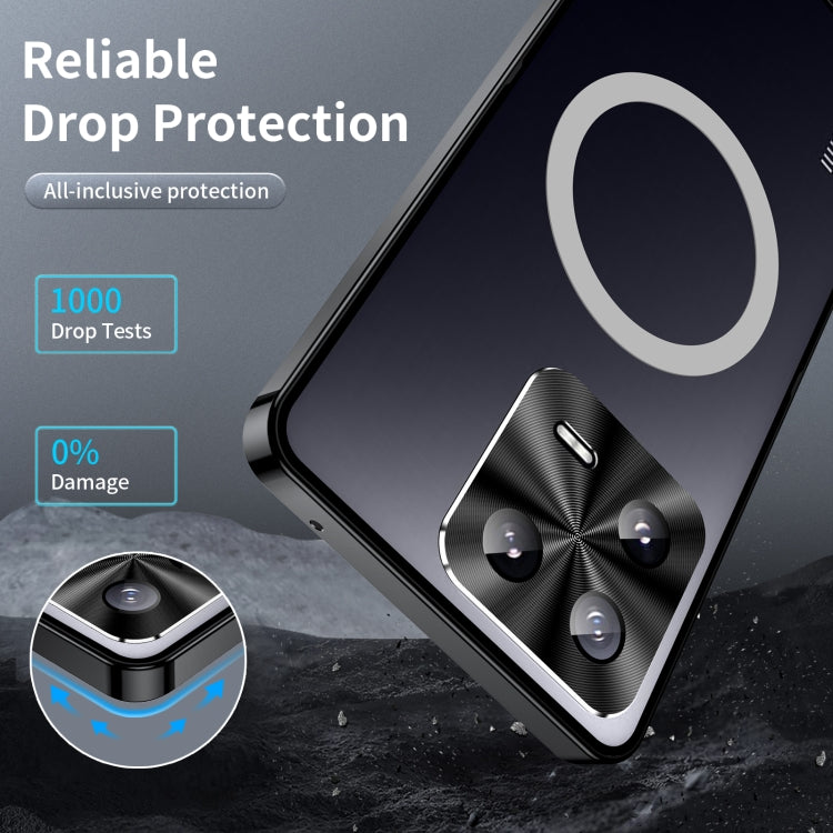 MagSafe Magnetic Frosted Metal Phone Case, For Xiaomi 13, For Xiaomi 13 Pro