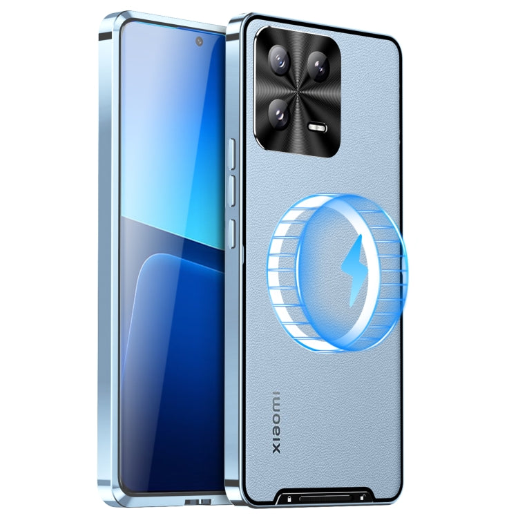 MagSafe Magnetic Frosted Metal Phone Case, For Xiaomi 13, For Xiaomi 13 Pro