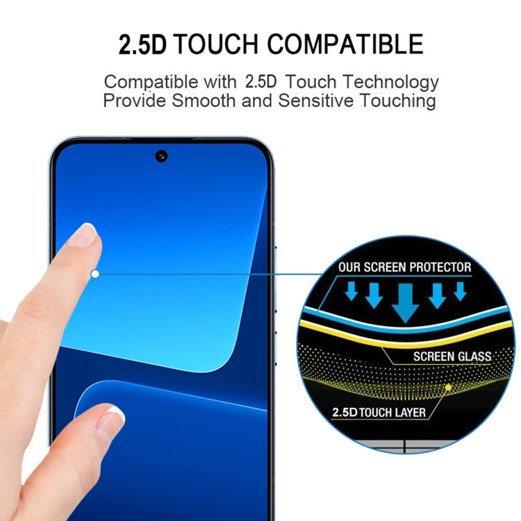 25pcs Full Glue 9H HD 3D Curved Edge Tempered Glass Film