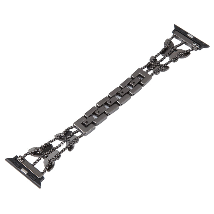 Butterfly Metal Diamond Watch Band, For Apple Watch Series 8&7 45mm, For Apple Watch Series 8&7 41mm