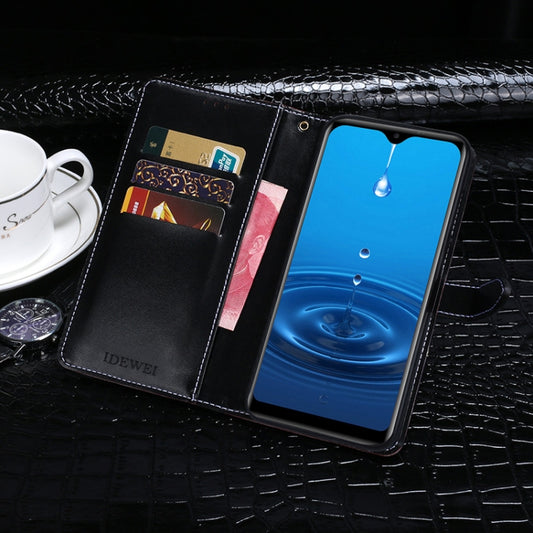 Durable leather flip cover with card slots and cash pocket inside