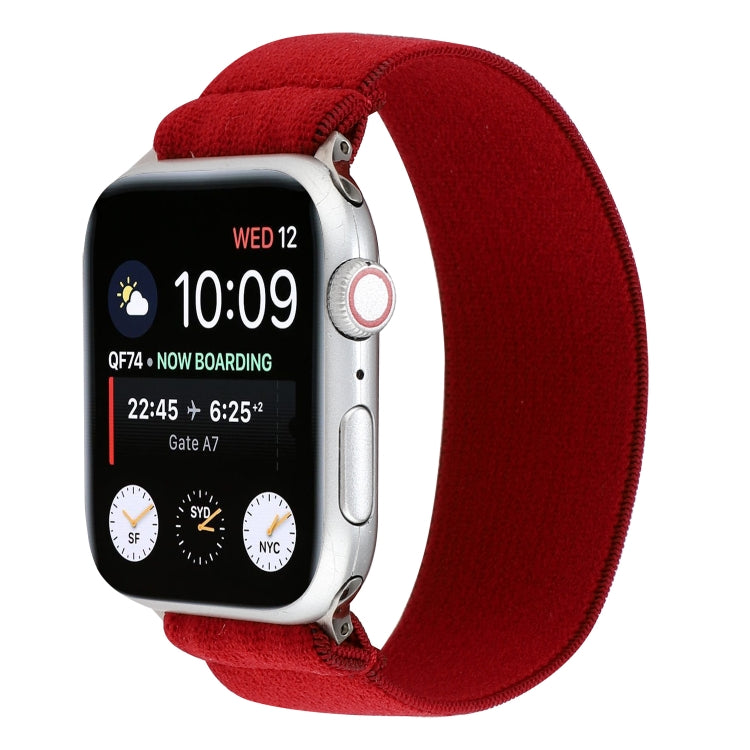 Elastic Nylon Braid Watch Band, For Apple Watch Series 8&7 45mm