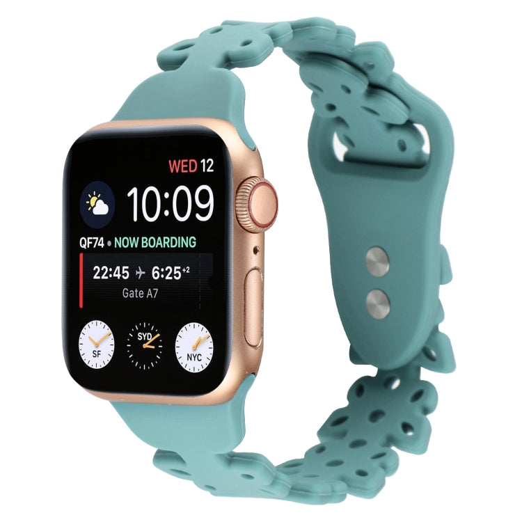 Butterfly Hollow Silicone Watch Band, For Apple Watch Series 8&7 45mm