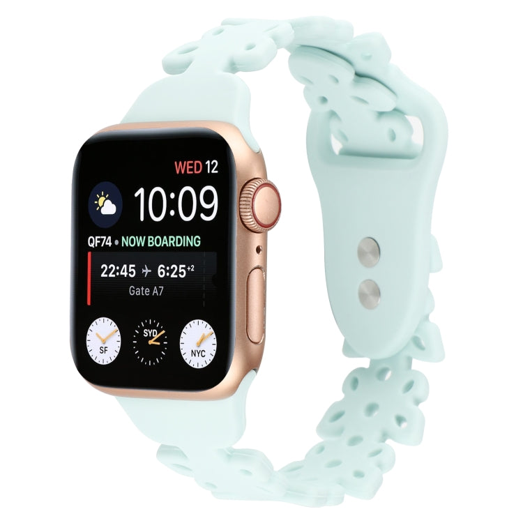 Butterfly Hollow Silicone Watch Band, For Apple Watch Series 8&7 41mm