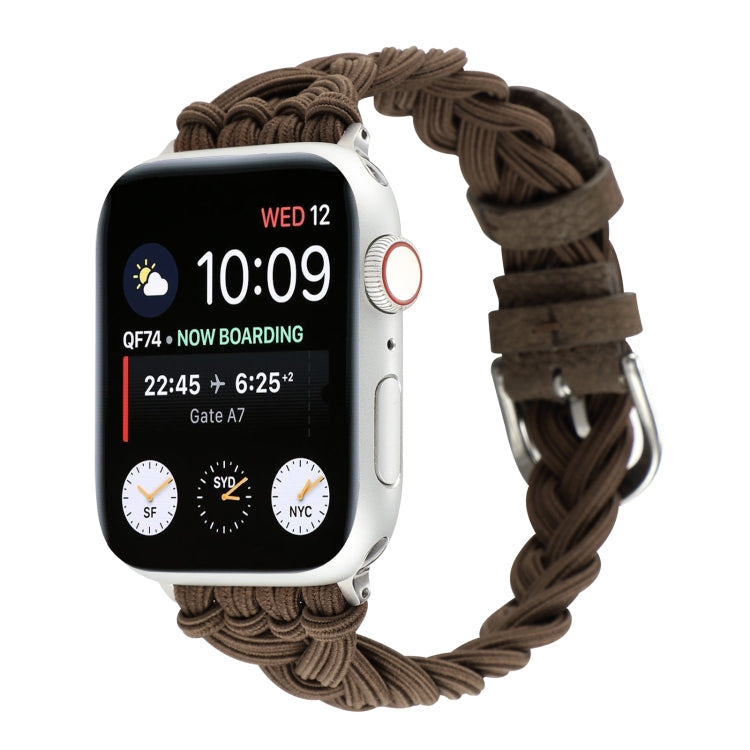 Single Elastic Nylon Braid Watch Band, For Apple Watch Series 8&7 45mm, For Apple Watch Series 8&7 41mm