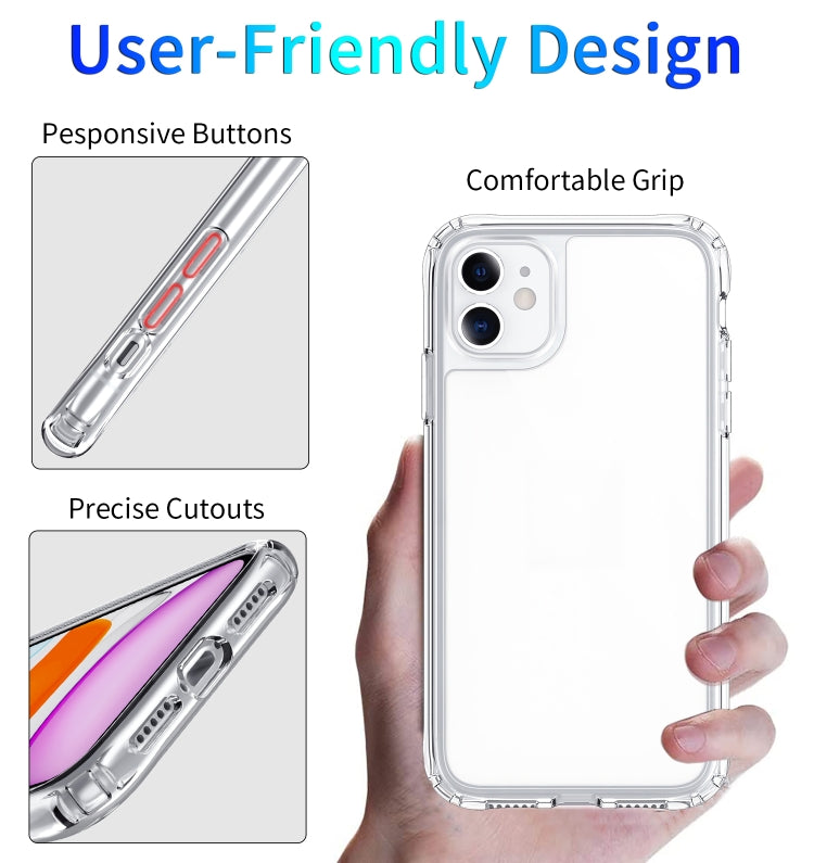 Shockproof Thickening Acrylic Protective Case, For iPhone 11, For iPhone 11 Pro, For iPhone 11 Pro Max