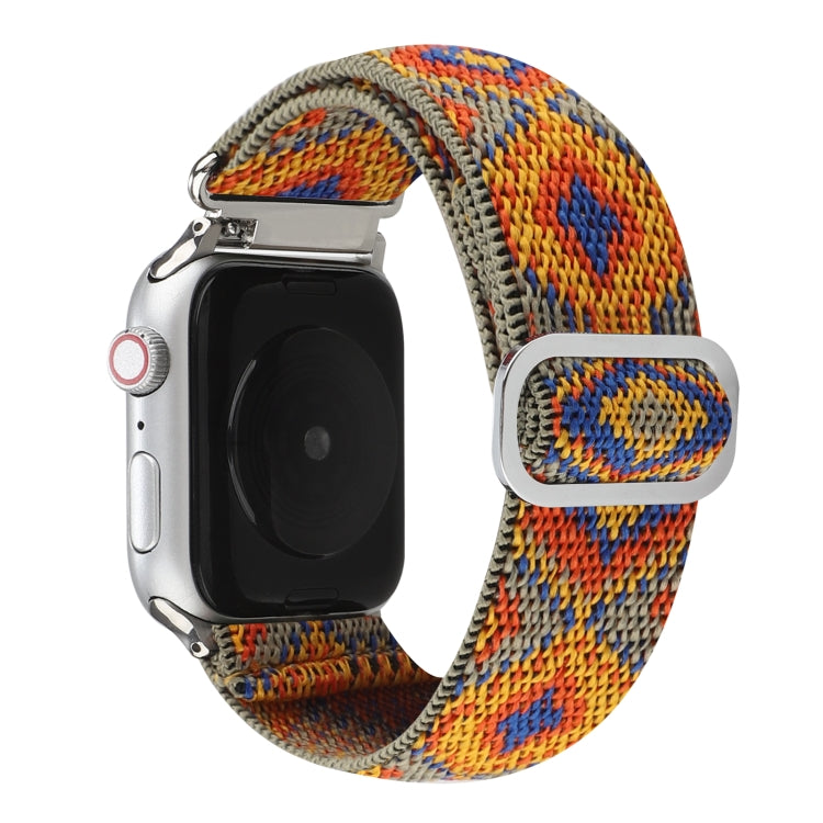 Buckle Elastic Nylon Watch Band, For Apple Watch Series 8&7 41mm
