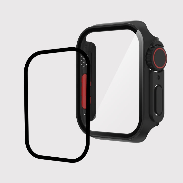 Film PC Watch Case with Detachable Button, For Apple Watch Series 8 & 7 41mm, For Apple Watch Series SE 2 / 6 / SE / 5 / 4 40mm, For Apple Watch SE 2 / 6 / SE / 5 / 4 40mm, For Apple Watch Series SE 2 / 6 / SE / 5 / 4 44mm