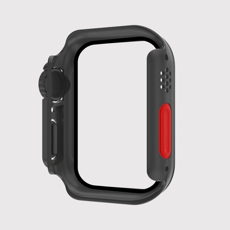 Film PC Watch Case with Detachable Button, For Apple Watch Series 8 & 7 41mm, For Apple Watch Series SE 2 / 6 / SE / 5 / 4 40mm, For Apple Watch SE 2 / 6 / SE / 5 / 4 40mm, For Apple Watch Series SE 2 / 6 / SE / 5 / 4 44mm