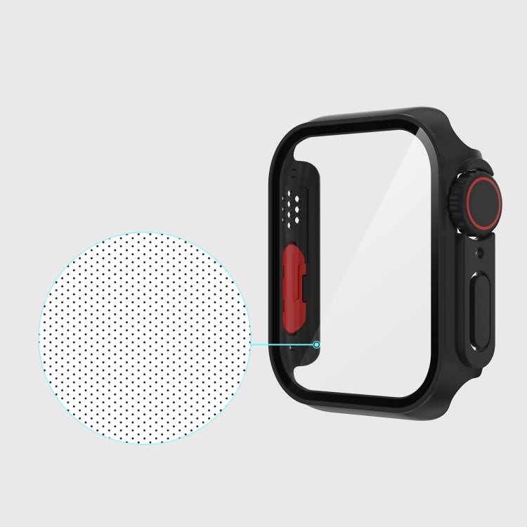 Film PC Watch Case with Detachable Button, For Apple Watch Series 8 & 7 41mm, For Apple Watch Series SE 2 / 6 / SE / 5 / 4 40mm, For Apple Watch SE 2 / 6 / SE / 5 / 4 40mm, For Apple Watch Series SE 2 / 6 / SE / 5 / 4 44mm