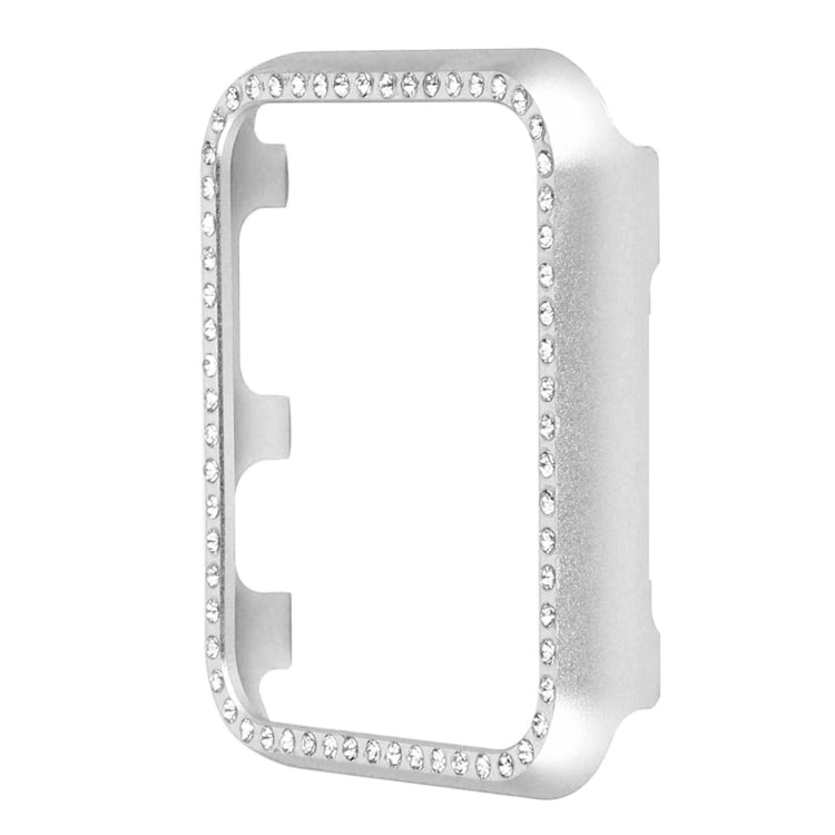 Aluminum Alloy Diamond Watch Protective Case, For Apple Watch Series 8&7 45mm, For Apple Watch Series SE 2&6&SE&5&4 44mm, For Apple Watch Series 3&2&1 42mm