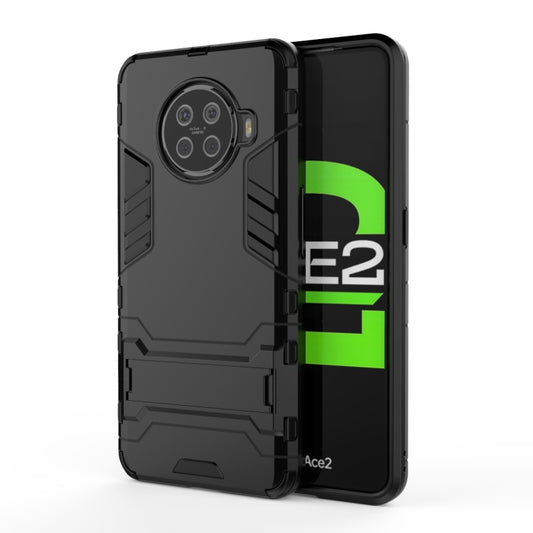 Dual-layer protective smartphone case featuring reinforced corners and grip