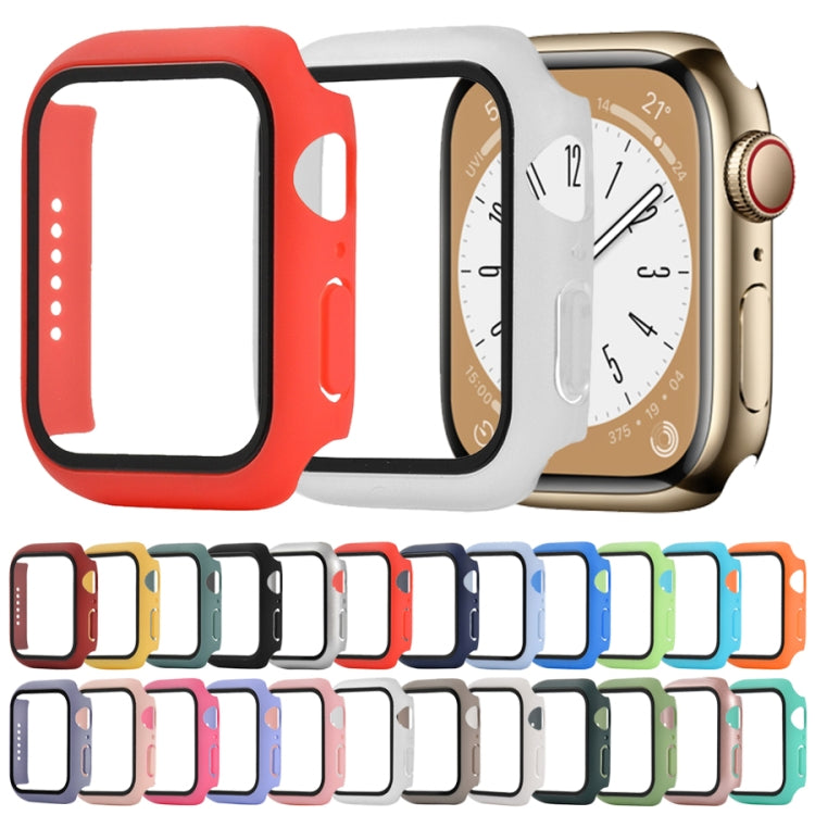 Shockproof PC+Tempered Glass Watch Protective Case, For Apple Watch Series 8&7 41mm