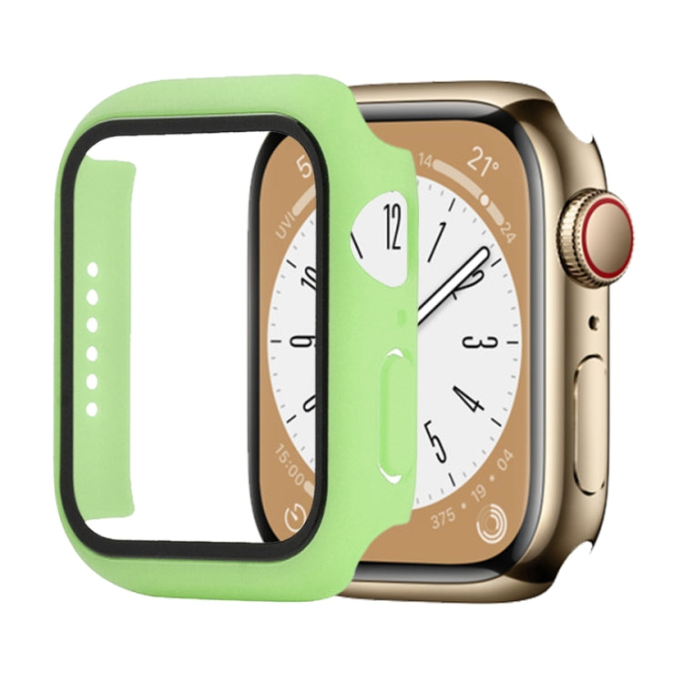 Shockproof PC+Tempered Glass Watch Protective Case, For Apple Watch Series 8&7 45mm