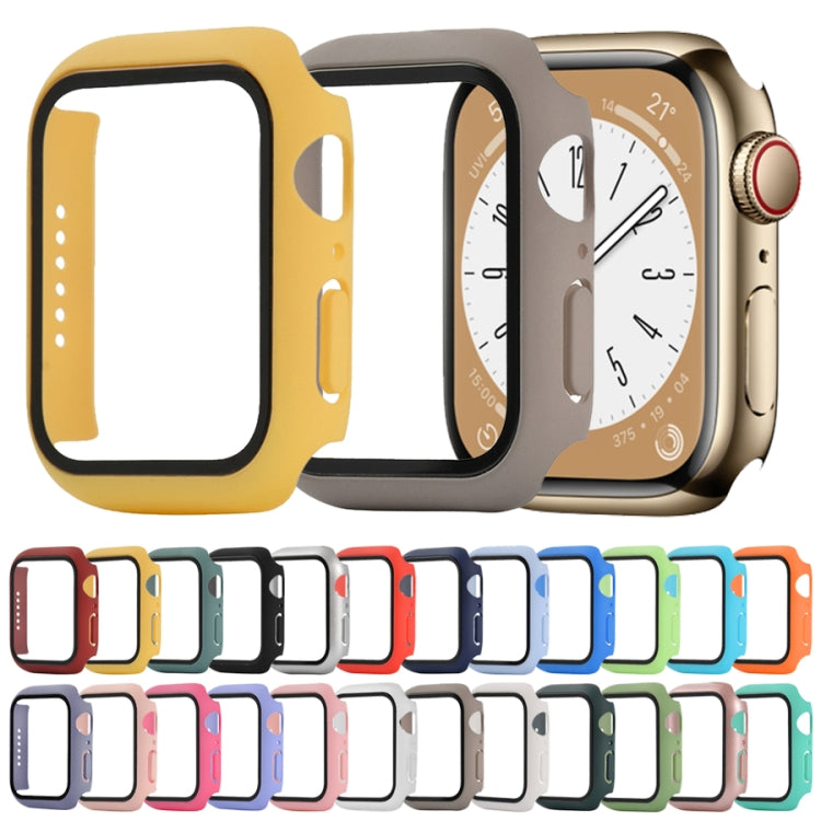 Shockproof PC+Tempered Glass Watch Protective Case, For Apple Watch Series 8&7 45mm
