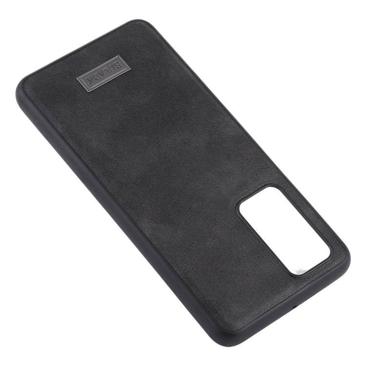 SULADA Shockproof TPU + Handmade Leather Protective Case, For Huawei Mate 20, For Huawei Mate 20 Pro, For Huawei P40, For Huawei P40 Pro, For Samsung Galaxy S20, For Samsung Galaxy S20 Plus, For Samsung Galaxy S20 Ultra