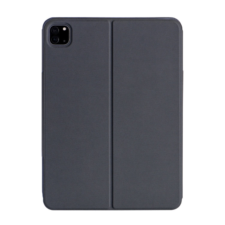 P3125-6D Backlight Bluetooth Keyboard Leather Case with Touch Pad for iPad Air 11 2024 / Air 5 10.9 2022 / Air 4 10.9 2020 / iPad Pro 11 2022/2021/2020/2018, J3125-6D