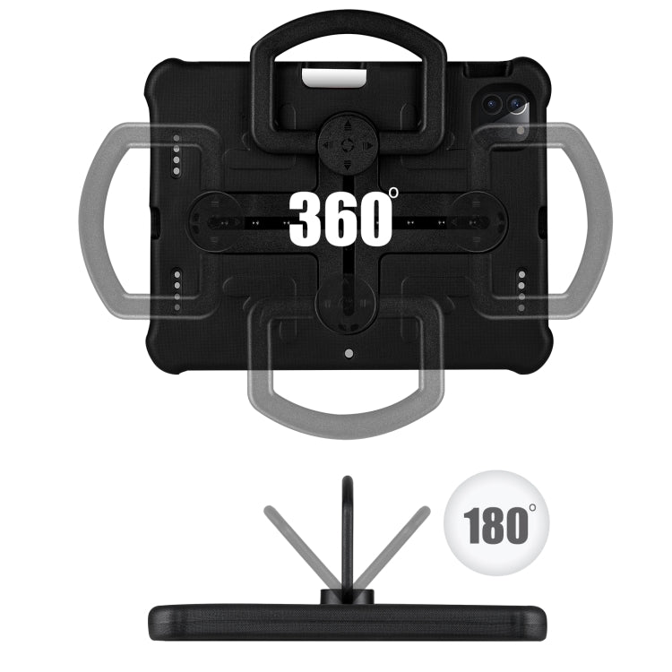 Shield 360 Rotation Handle EVA Shockproof PC Tablet Case