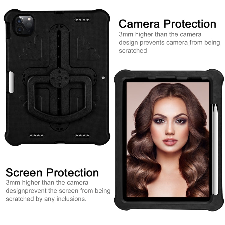 Shield 360 Rotation Handle EVA Shockproof PC Tablet Case