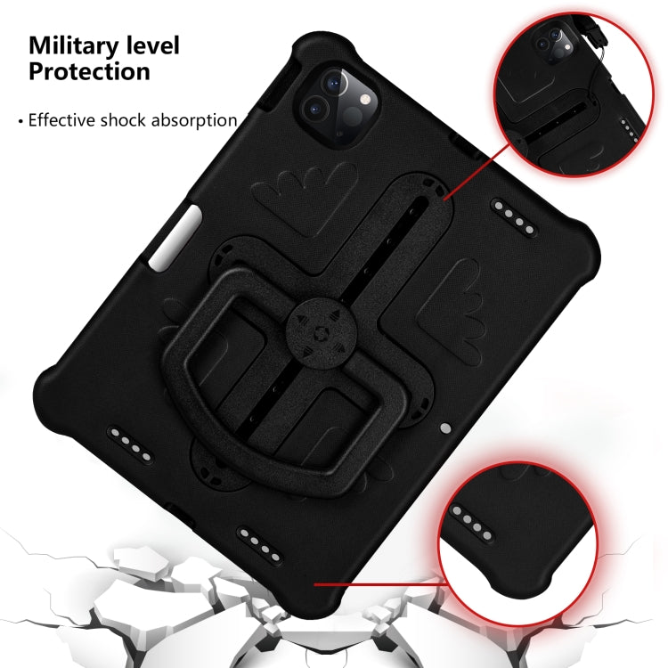 Shield 360 Rotation Handle EVA Shockproof PC Tablet Case