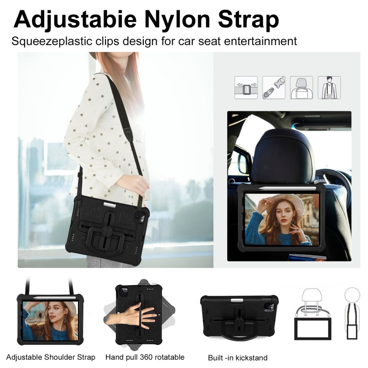 Shield 360 Rotation Handle EVA Shockproof PC Tablet Case