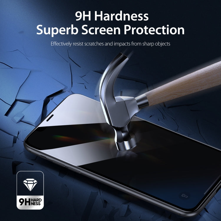 DUX DUCIS 0.33mm 9H High Aluminum Anti-spy HD Tempered Glass Film, For iPhone XR