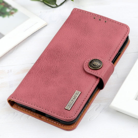 Premium cowhide texture wallet case featuring horizontal flip design and holder stand