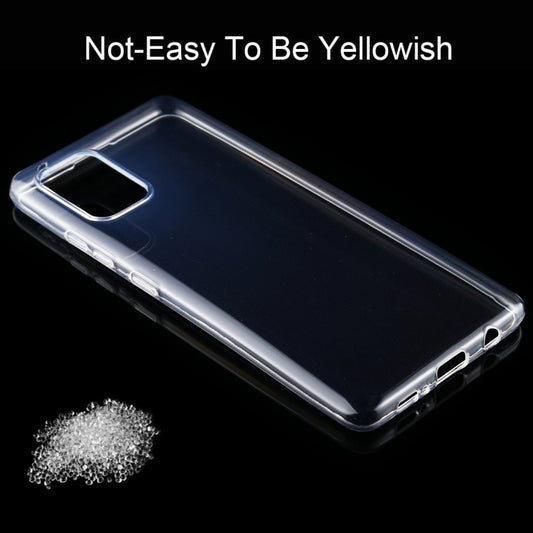 Lightweight transparent TPU case close-up revealing dust-resistant design features