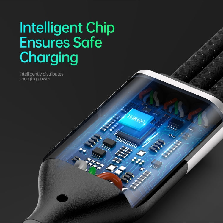 DUZZONA A4 5A USB-C to M+L+C Fast Charging Data Cable, A4