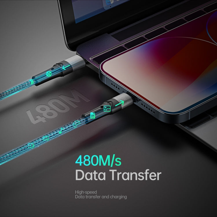 DUZZONA A4 5A USB-C to M+L+C Fast Charging Data Cable, A4