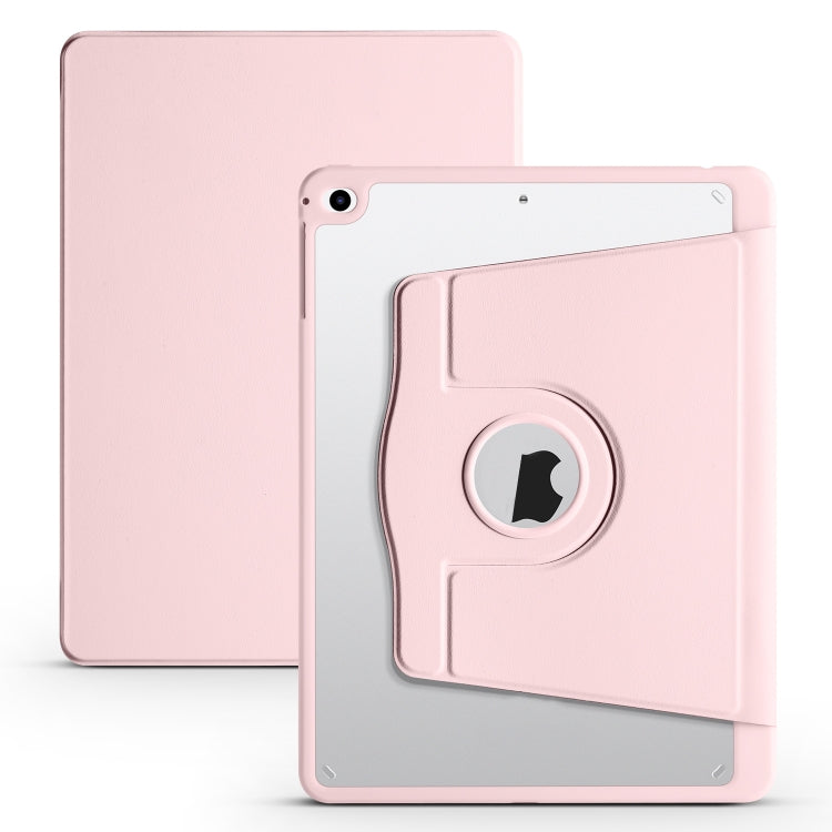 Étui en cuir acrylique rotatif à 360 degrés pour tablette, pour iPad Air / Air 2 / 9.7 2018 / 2017
